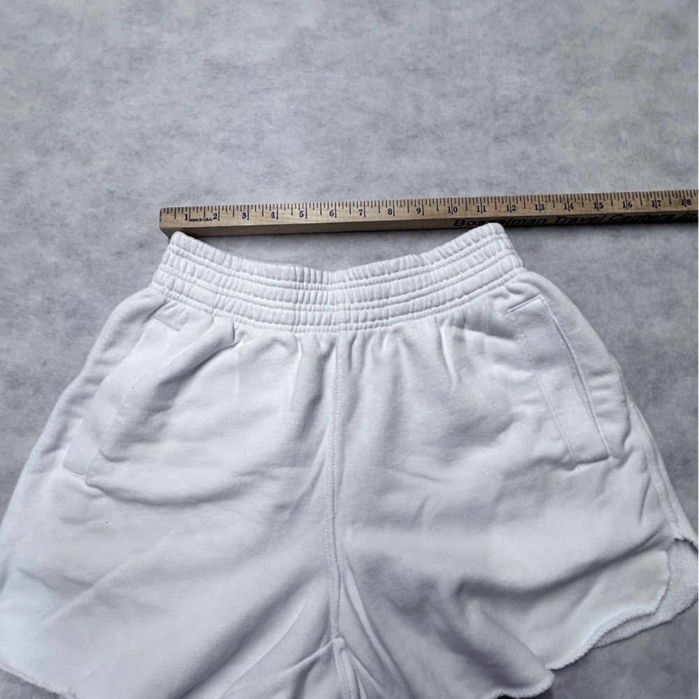 Aerie White Athletic Shorts with Elastic Waistband XS - Picture 4 of 6